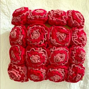 Anthropologie Rosebud pillow